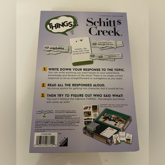 Brand New Unopened Schitt’s Creek Game - Picture 4 of 4